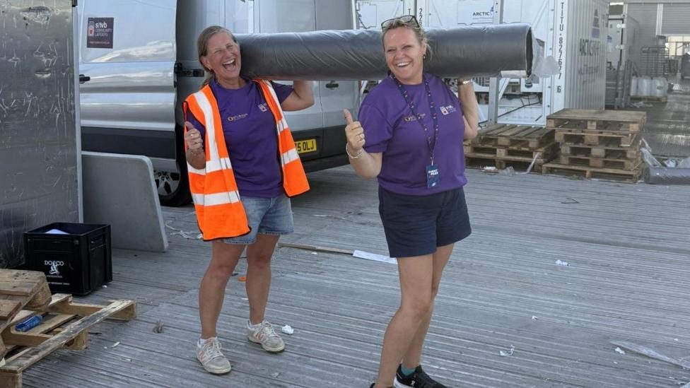 'We've saved 34 tonnes of food and a carpet'