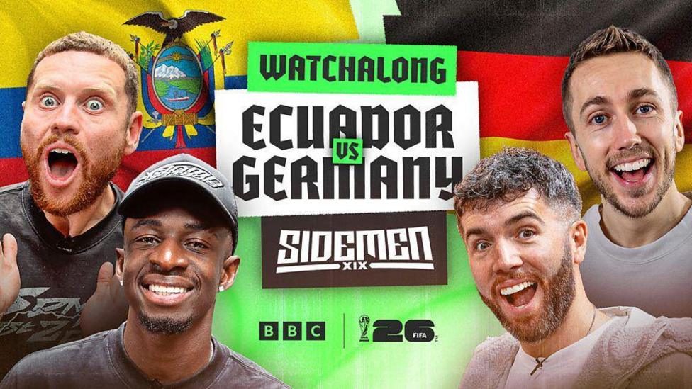 BBC and Sidemen to host World Cup watchalong