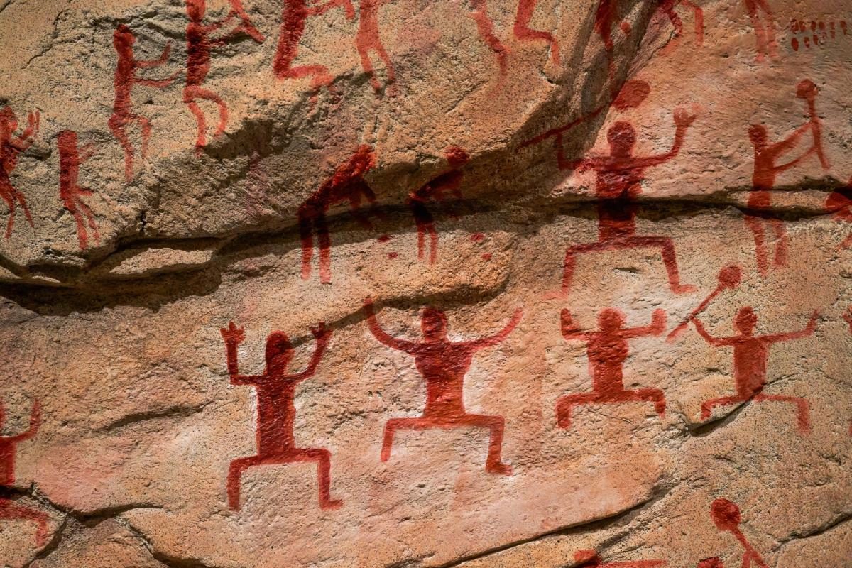 How has a famous group of 2,000 year-old Chinese rock paintings remained so vibrant? Because it was made with blood, new research says