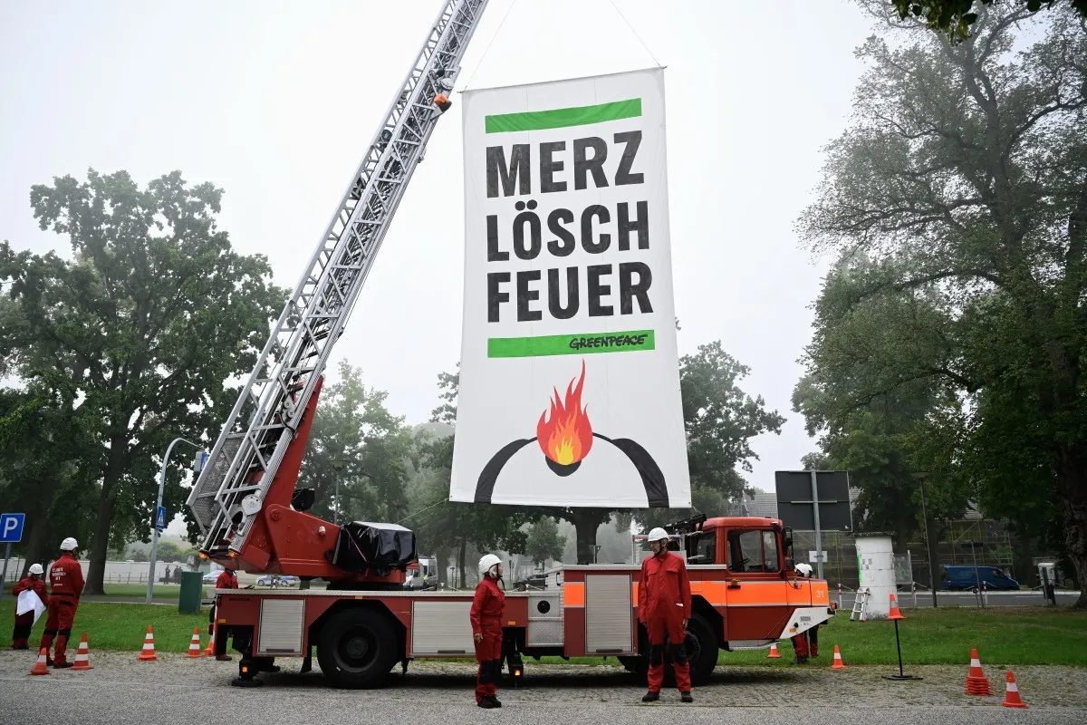 German chancellor Merz pledges government action on climate