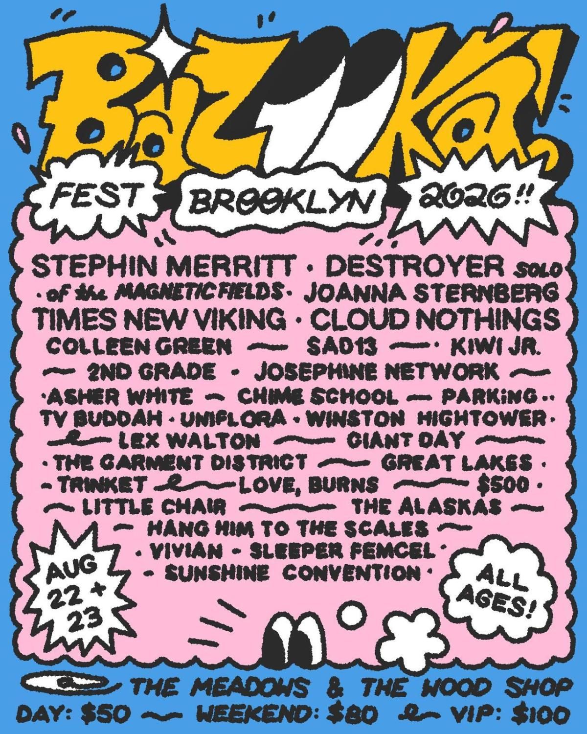 Bazooka Fest 2026 Unveils Full Lineup With Destroyer, Stephin Merritt, & More
