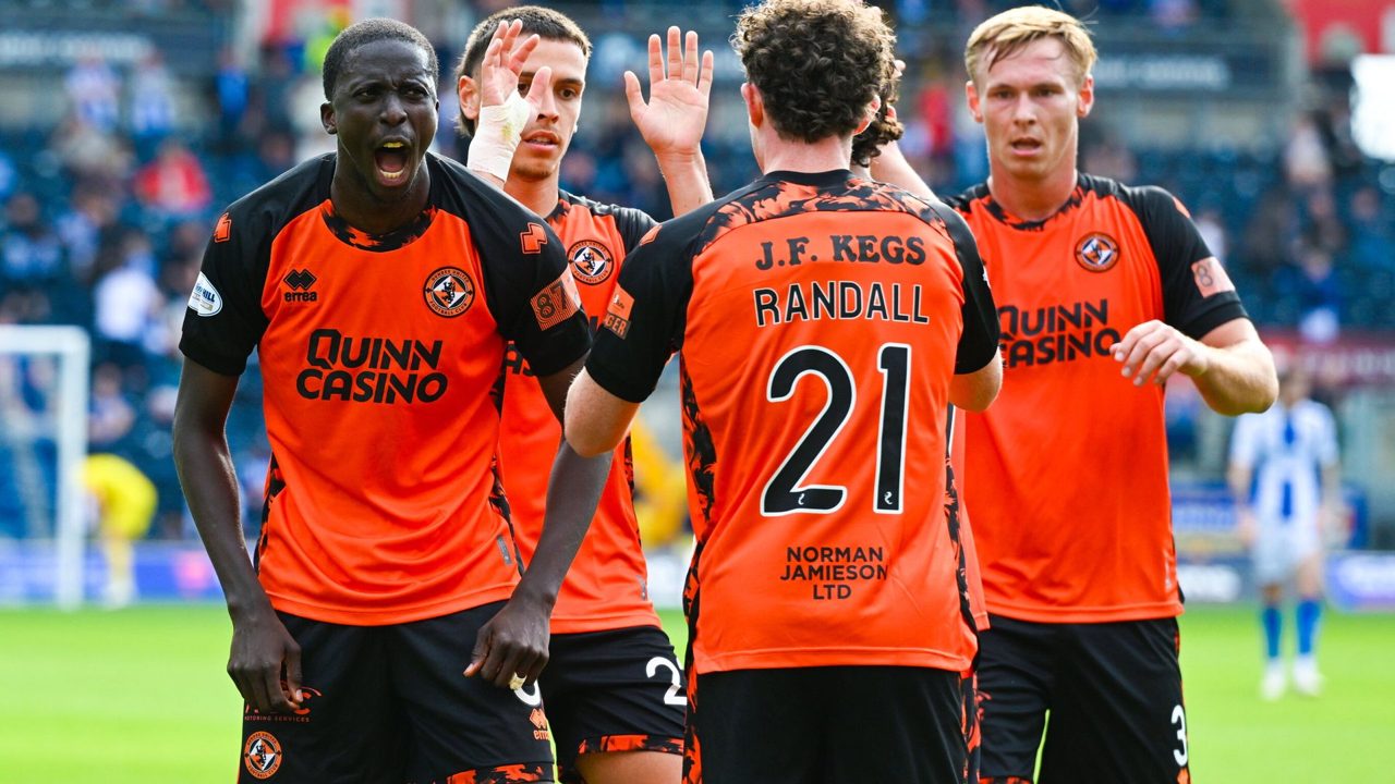 Dundee United win in style as Goodwin misses game due to hospital admission