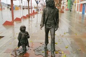 Monument to the Hippies in Ibiza, Spain