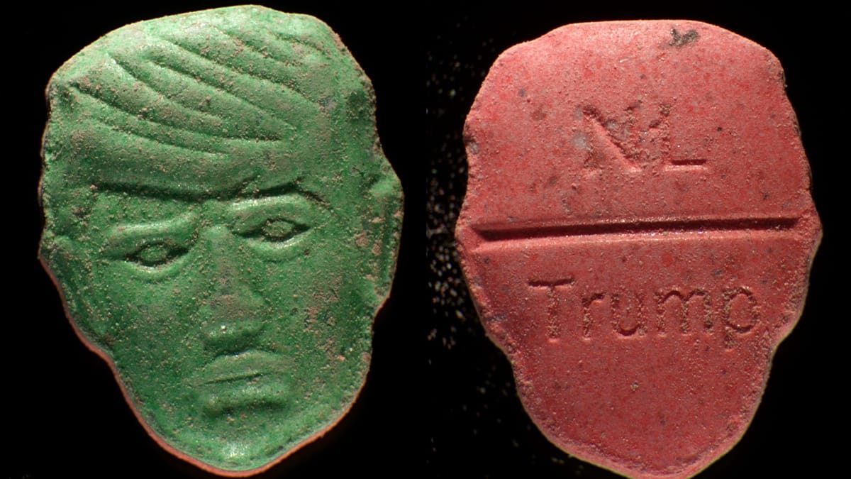 Dutch institute issues 'Red Alert' over potentially lethal Trump-shaped ecstasy pills