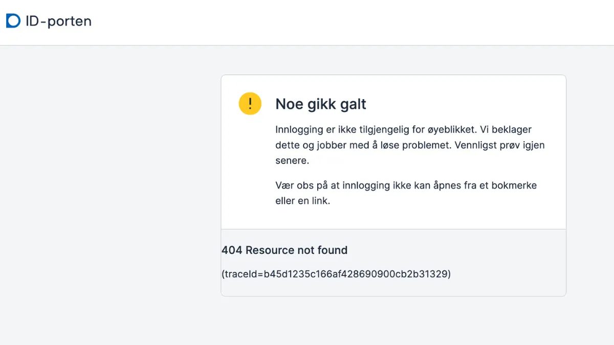 What's happening with the Norwegian government's online services?