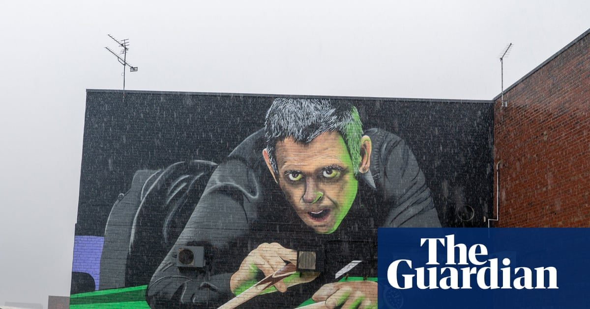 Artist defends Ronnie O’Sullivan mural in Sheffield saying it isn’t finished