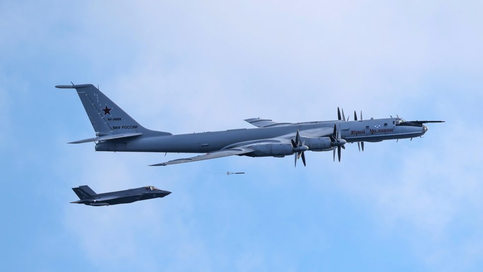 UK fighter jets intercept Russian plane over Norwegian Sea