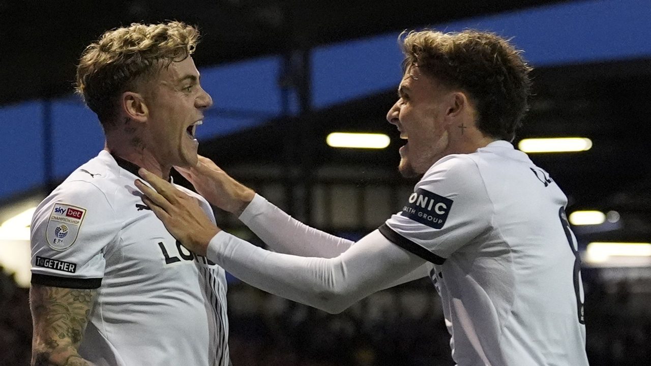 Szmodics strikes as Derby win at Portsmouth