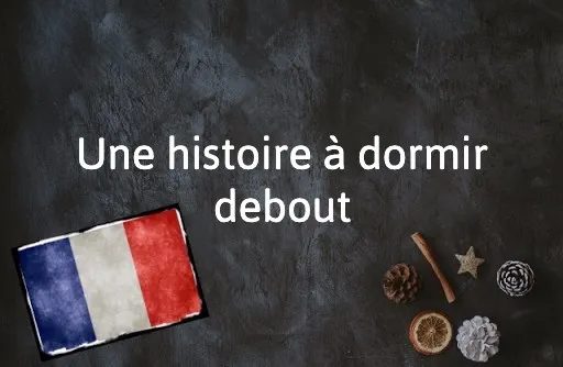 French expression of the Day: Une histoire à dormir debout