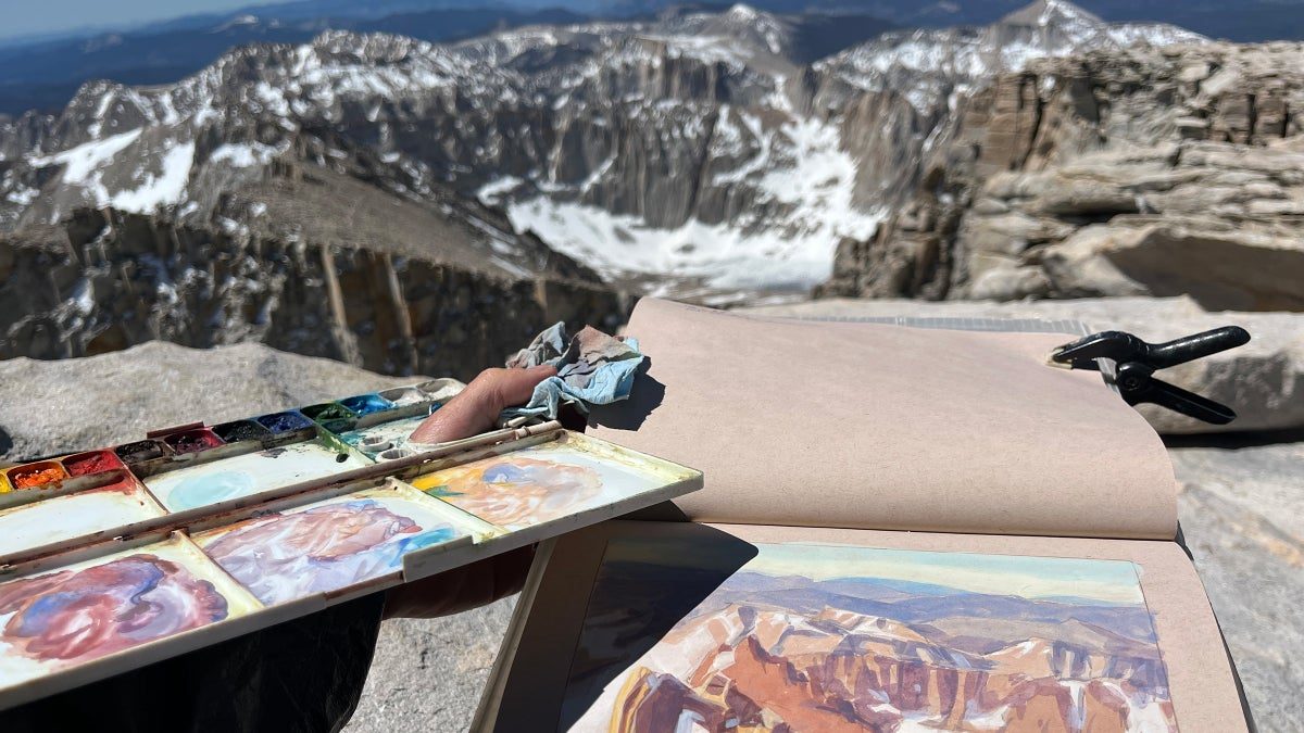 This Artist Is Painting the Pacific Crest Trail, One Gorgeous View at a Time