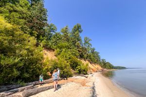 Fossil Beach at York River State Park in Williamsburg, Virginia