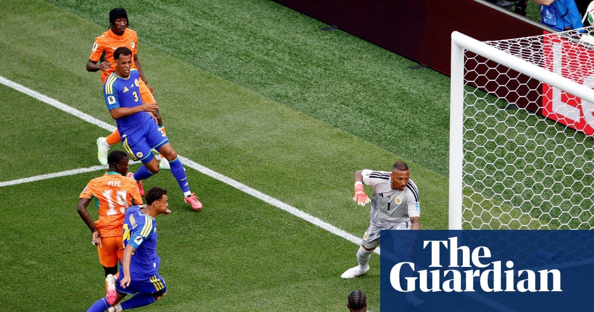 Côte d’Ivoire into knockout stage for first time as Pépé inspires win against Curaçao