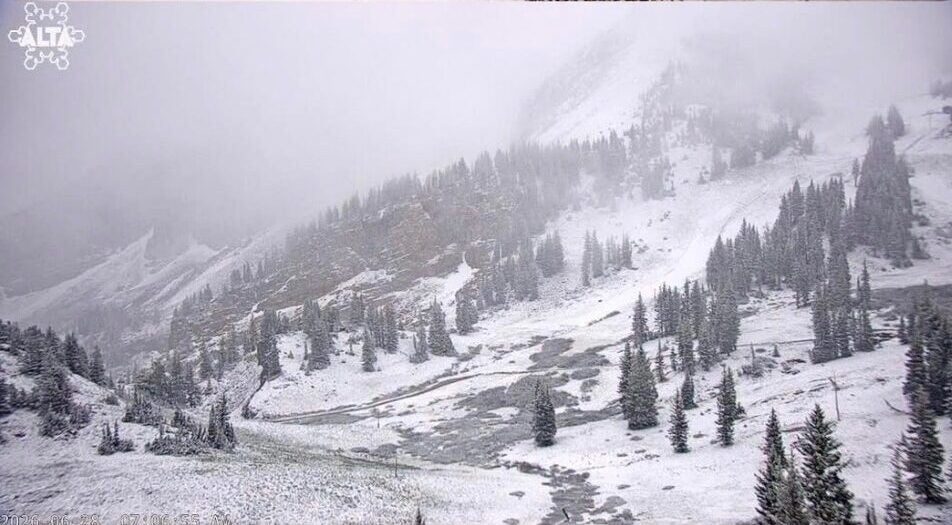 Summer Snow Blankets the West as Storm Closes Mountain Passes