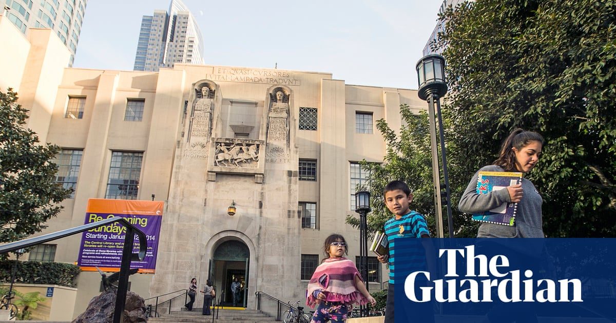 Sphinxes, movie stars and 3m books: inside Los Angeles’s beloved art deco library