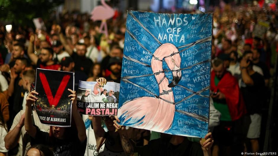 Albania's 'Flamingo Revolution': What's behind the protests?