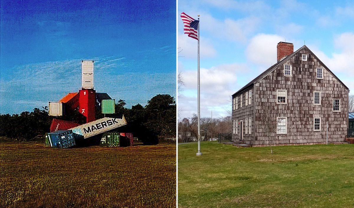 Hamptons art centre sued over large shipping container sculpture