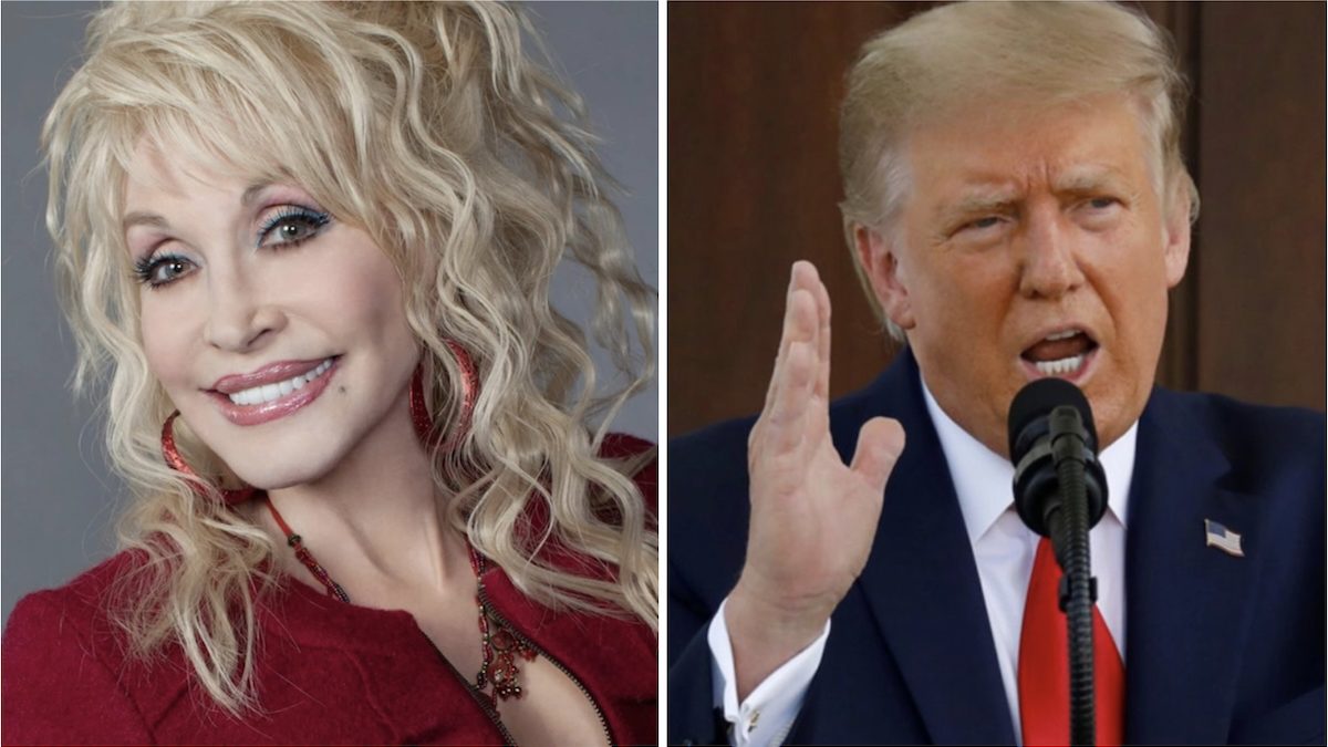To Honor Dolly Parton, Trump Orders American Flags Flown at Half Staff for One Week