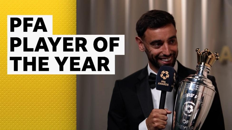 'I'm very proud of this' - Fernandes wins PFA player of the year
