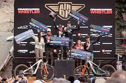 Jill Kintner and Ryan Gilchrist Top a Muddy Air DH at Crankworx Whistler