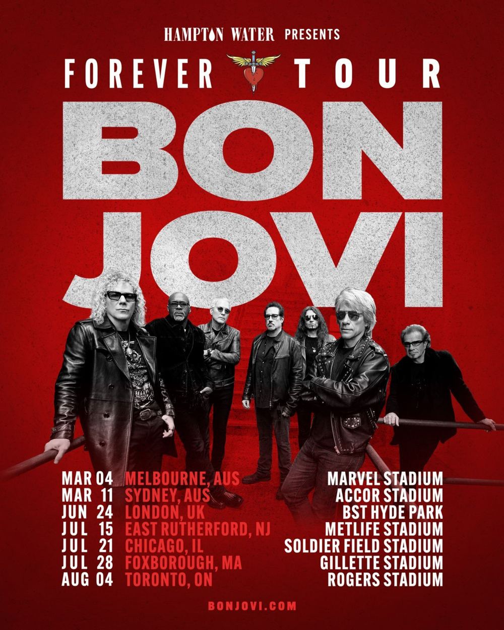 Bon Jovi Announces 2027 Tour Dates