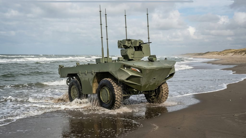 Turkish FNSS unveils unmanned amphibious assault vehicle