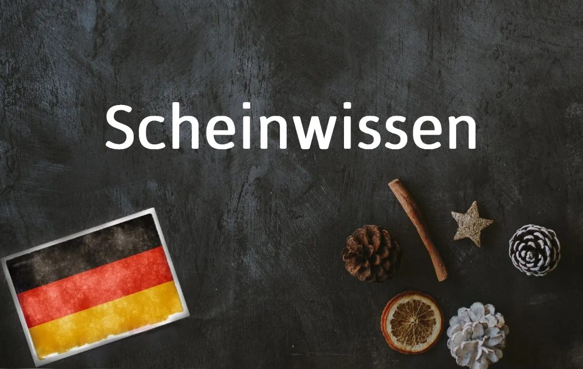German word of the day: Scheinwissen