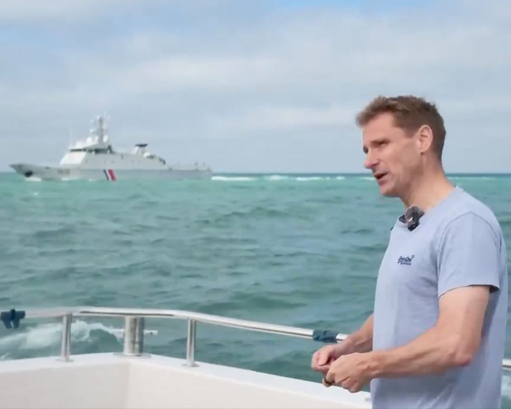Captain Chris ‘Hunter-Killer’ Philp takes on French navy single-handed | John Crace