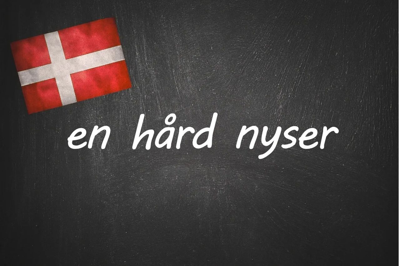 Danish expression of the day: en hård nyser