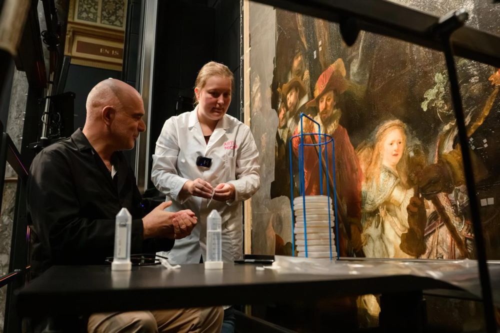 ‘Rembrandt’s DNA would be the Holy Grail’: new research samples bacteria on the surface of The Night Watch