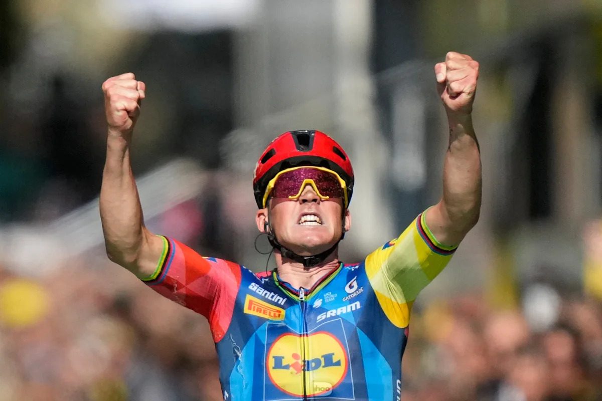 Dane Pedersen wins stage 4 of the Tour while Norwegian Traeen takes yellow jersey from Pogacar