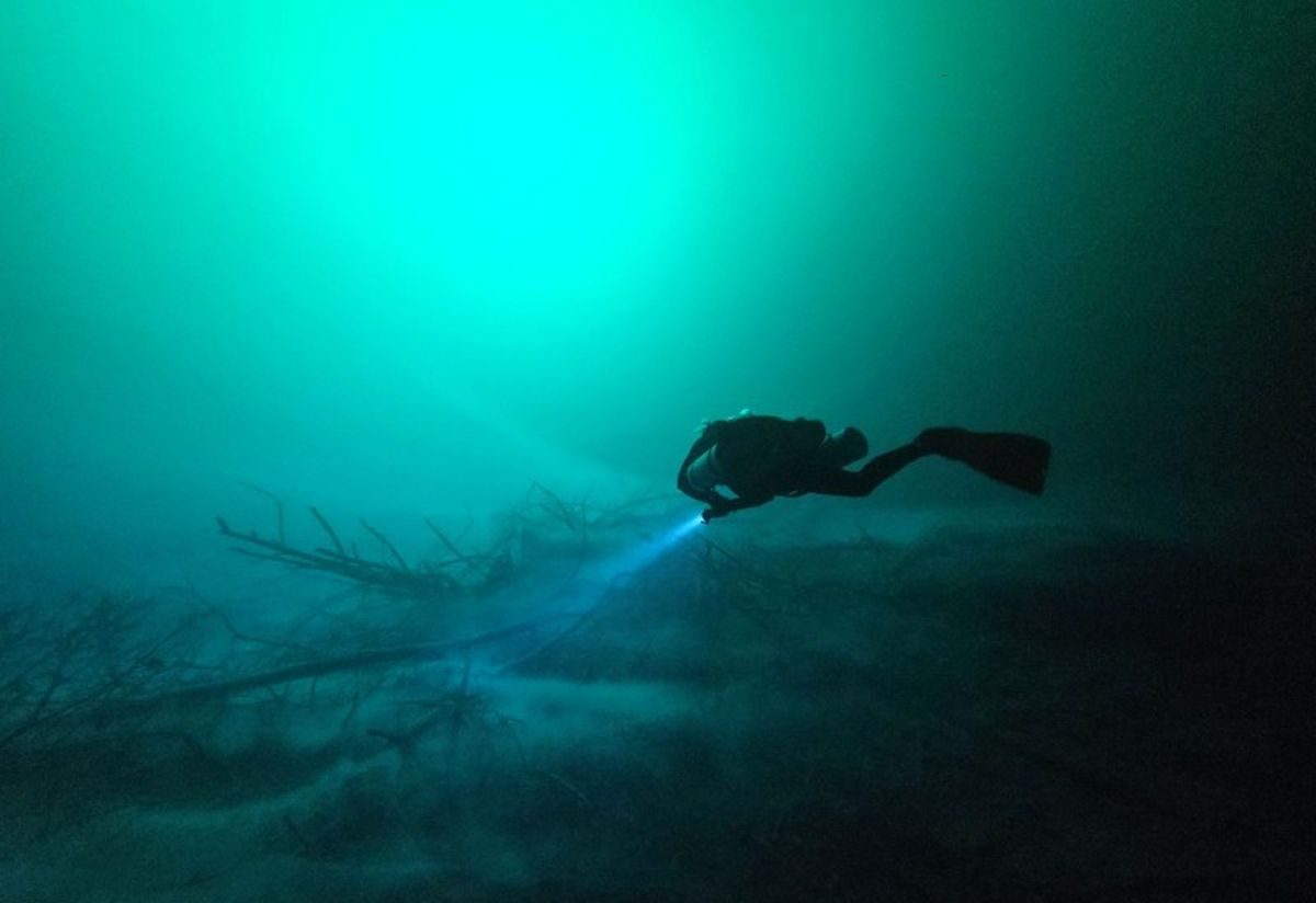 Possible ancient human remains and Maya ceramics found in Mexican cenote