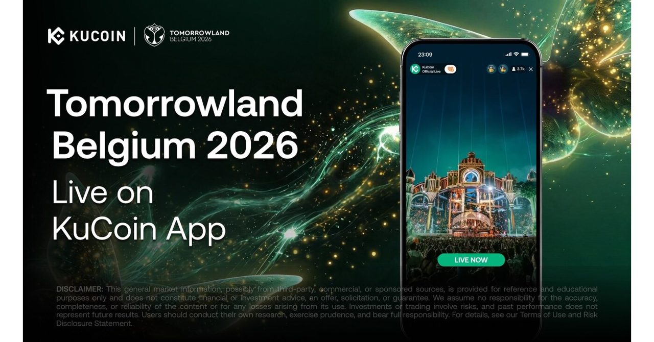 KuCoin Brings the Official Tomorrowland Belgium 2026 Livestream to the KuCoin App