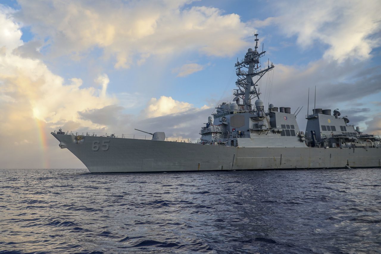 US Navy destroyer spent 4 days without power in South China Sea