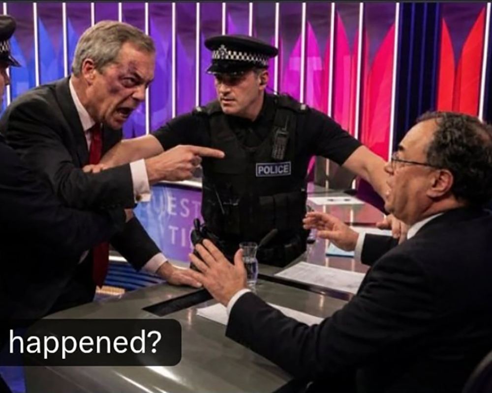 Bank of England warns of AI scams as deepfakes of Farage-Bailey fight spread