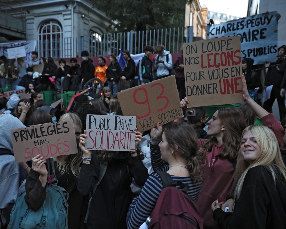 French school protests expected to grow on ‘day of mobilisation’, Europe live
