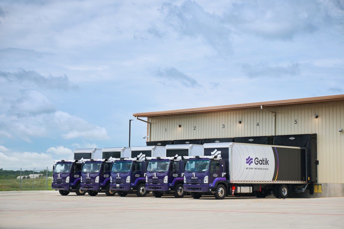 Self-driving truck startup Gatik raises $200M following PepsiCo deal