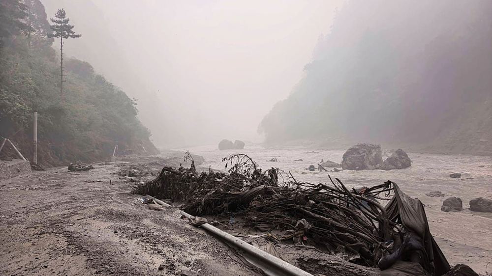 Hundreds missing after glacial collapse triggers floods in central Nepal