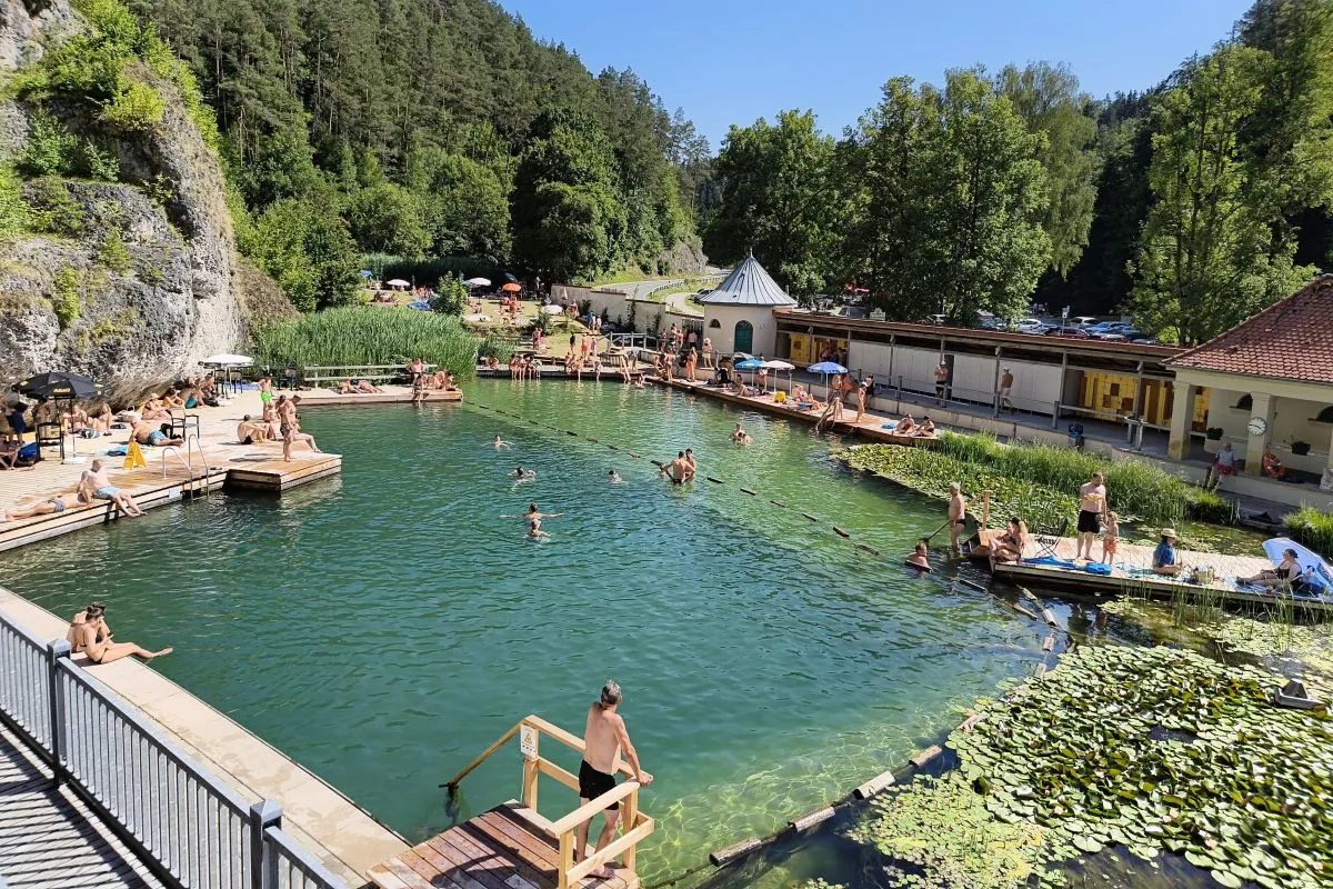 Are these the most beautiful natural swimming pools in Bavaria?