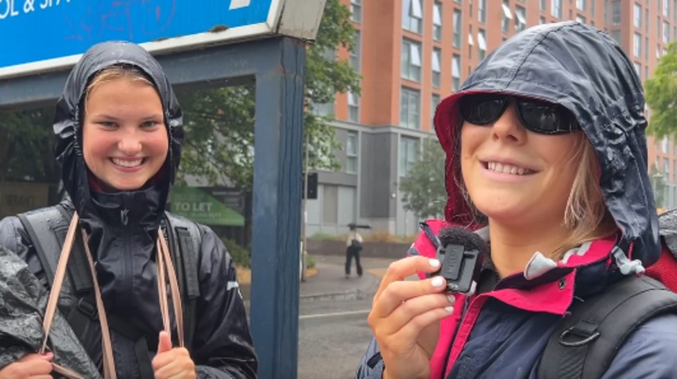 Festivalgoers brave heavy rain on wet first day
