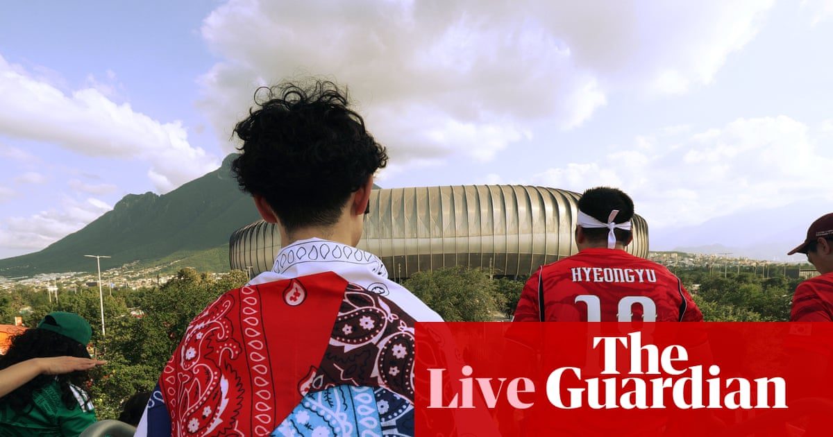 South Africa v South Korea: World Cup 2026 – live