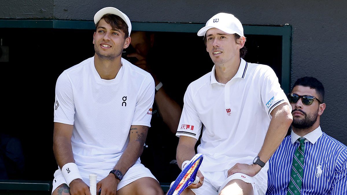 Wimbledon fans feel the heat as TWO supporters faint on Centre Court and No 1 Court just after the start of play in 31-degree temperatures