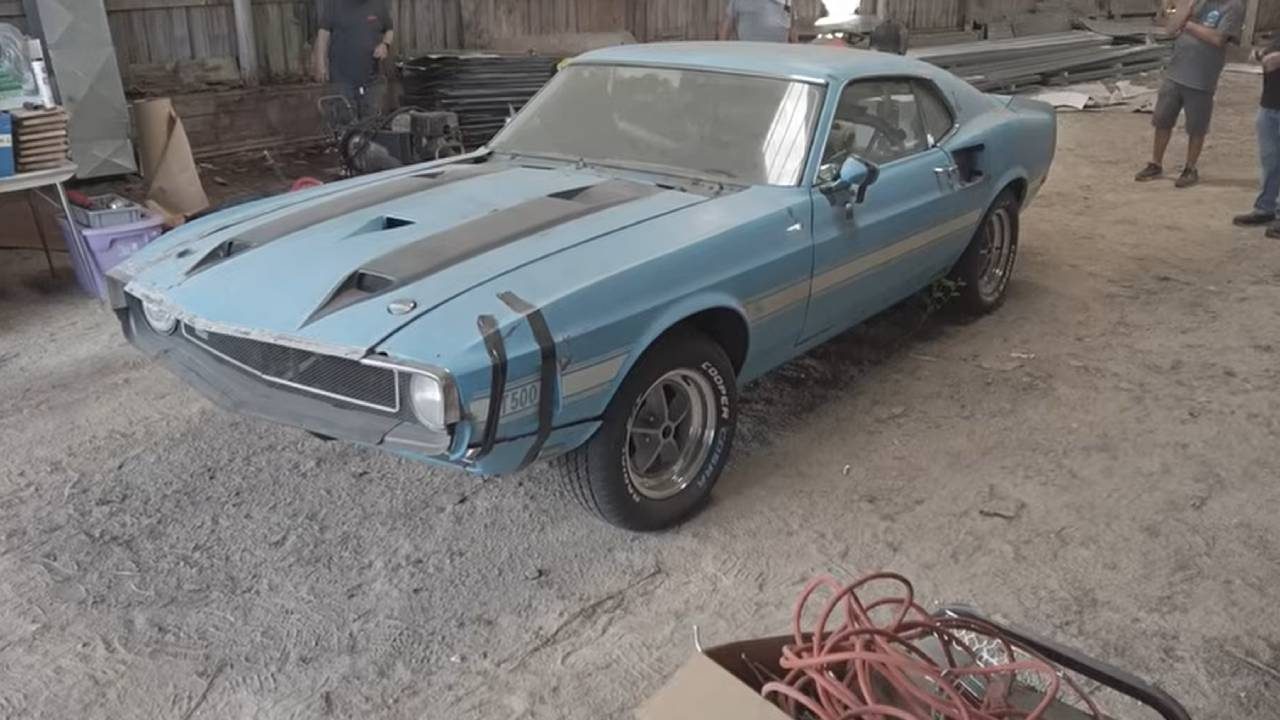 A rare 1970 Shelby Mustang GT500 sat in a barn for around 30 years, but the one-of-380 muscle car still has its numbers-matching 428 Cobra Jet V8