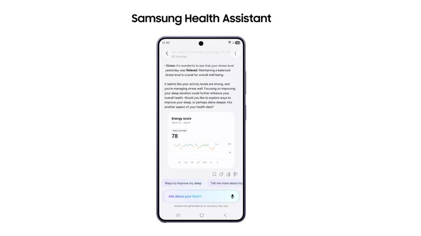Samsung Health Assistant arrives in beta for US users