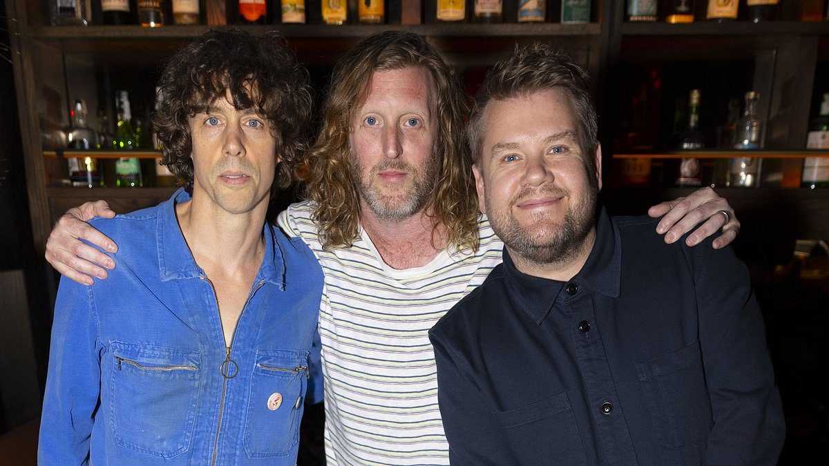 Razorlight mark 20 years since their self-titled second album with intimate show ahead of UK tour - as James Corden makes surprise appearance