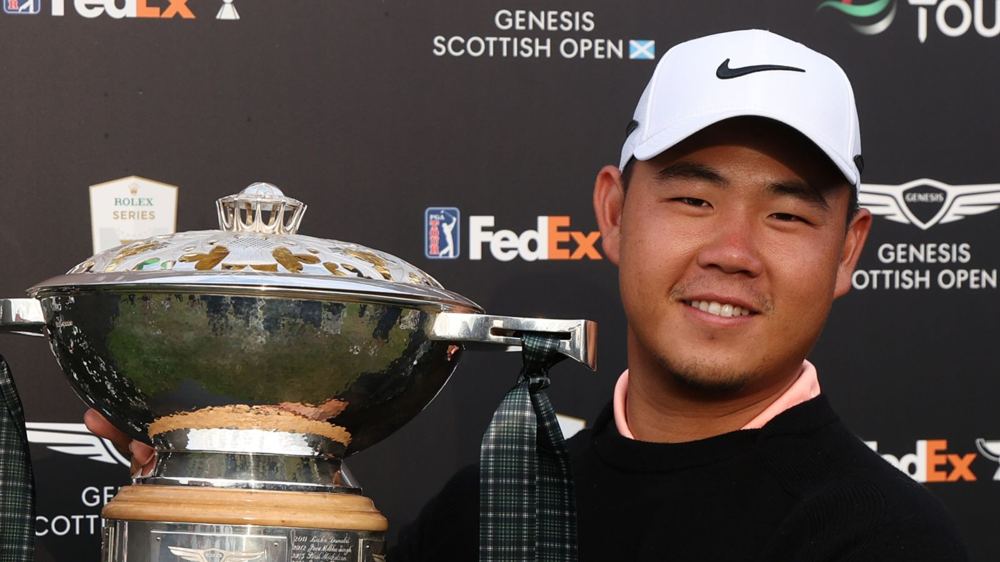 Tom Kim wins Scottish Open as European players secure Open spots