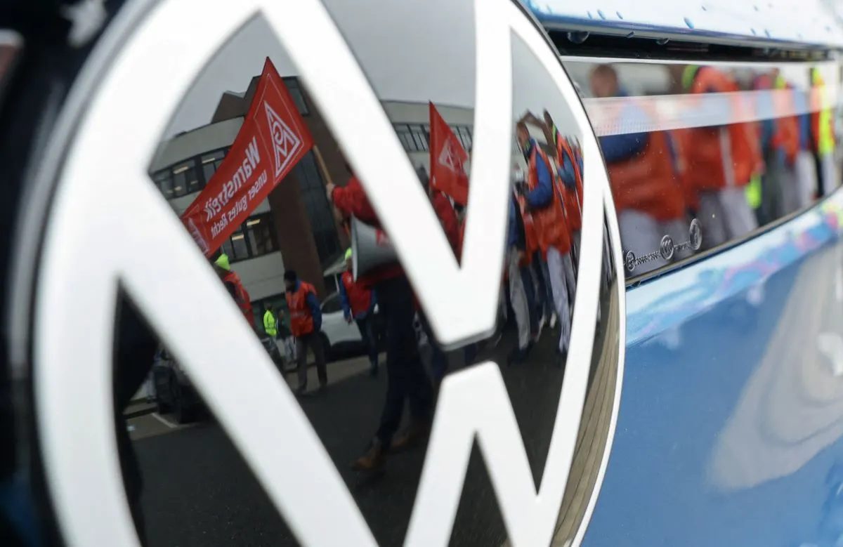 Unions protest in Germany as Volkswagen pitches job cuts and plant closures