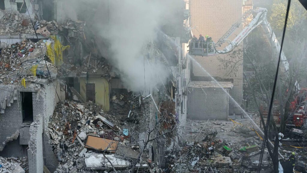 Kyiv residents reel after largest Russian attack on city kills at least 13