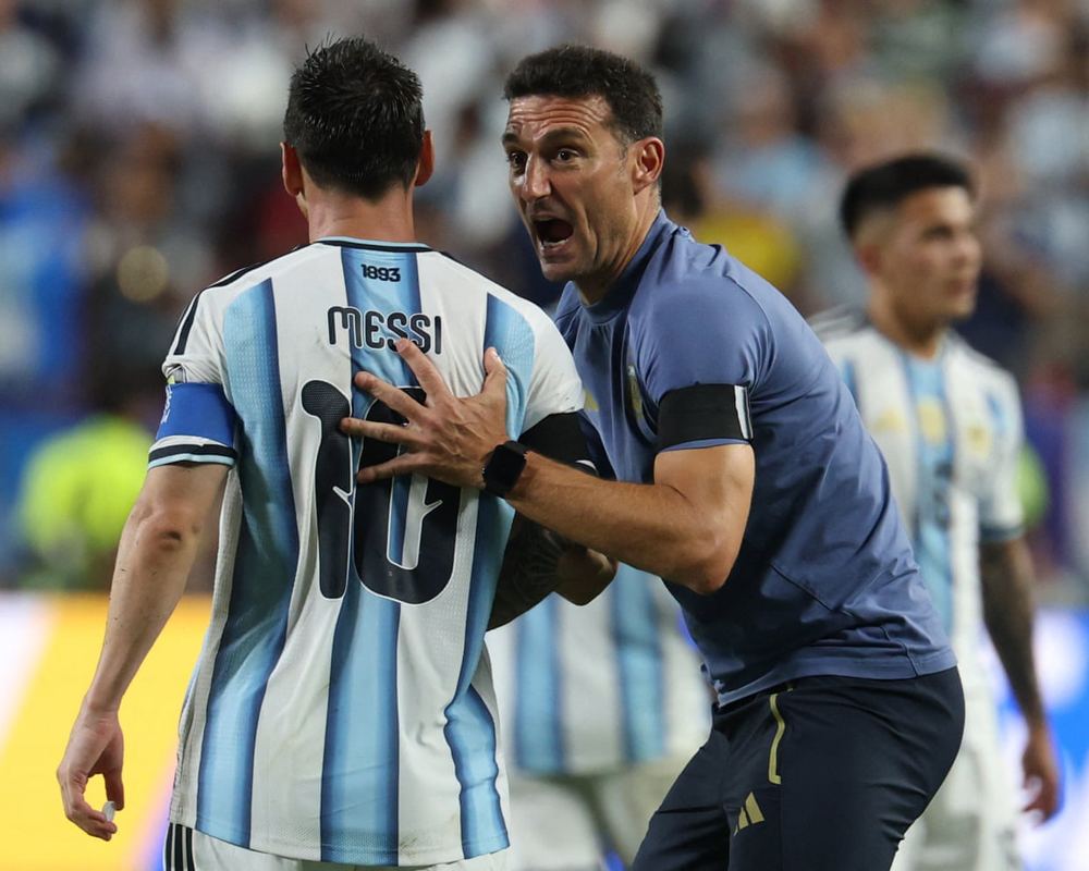 Argentina survive Switzerland to set up England semi-final