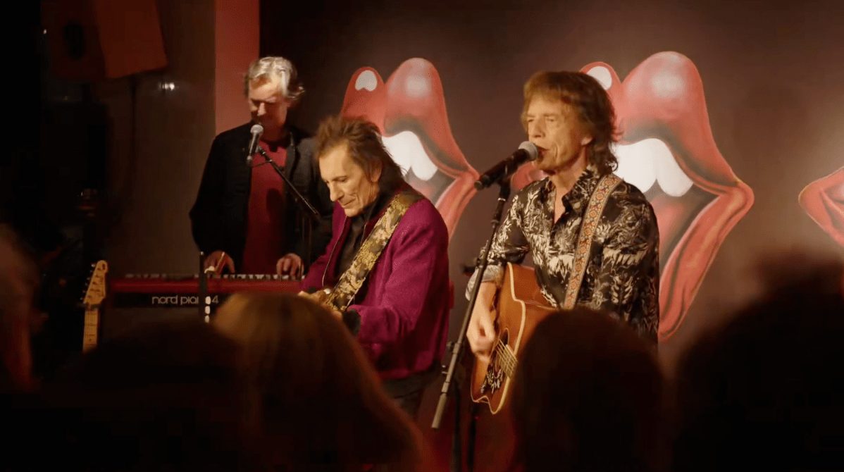 Mick Jagger & Ronnie Wood Debut New Stones Song Lamenting America