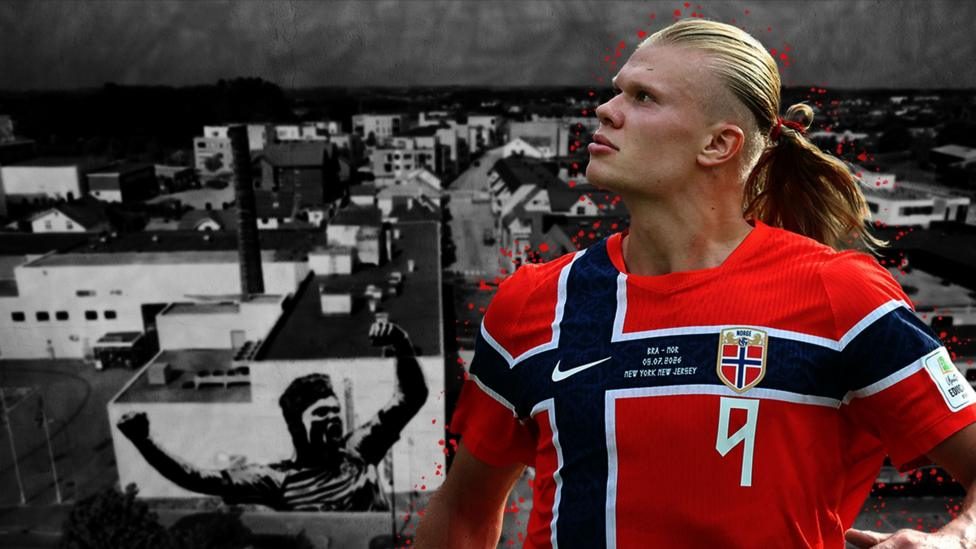 What Haaland's home town did when Norway beat Brazil